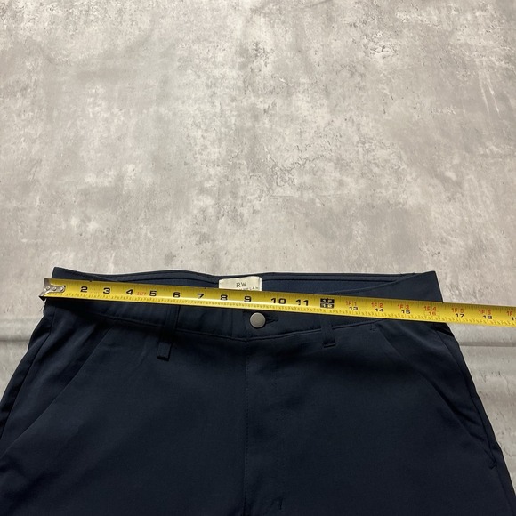 Rorie Whelan Pants Mens 34x30 Blue Solid Athleisure Stretch Performance Golf - Picture 5 of 10